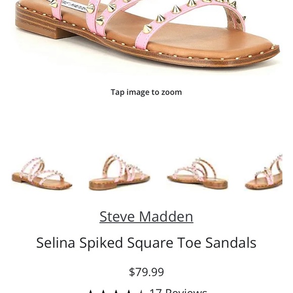 Steve Madden Selina Spiked Square Toe 